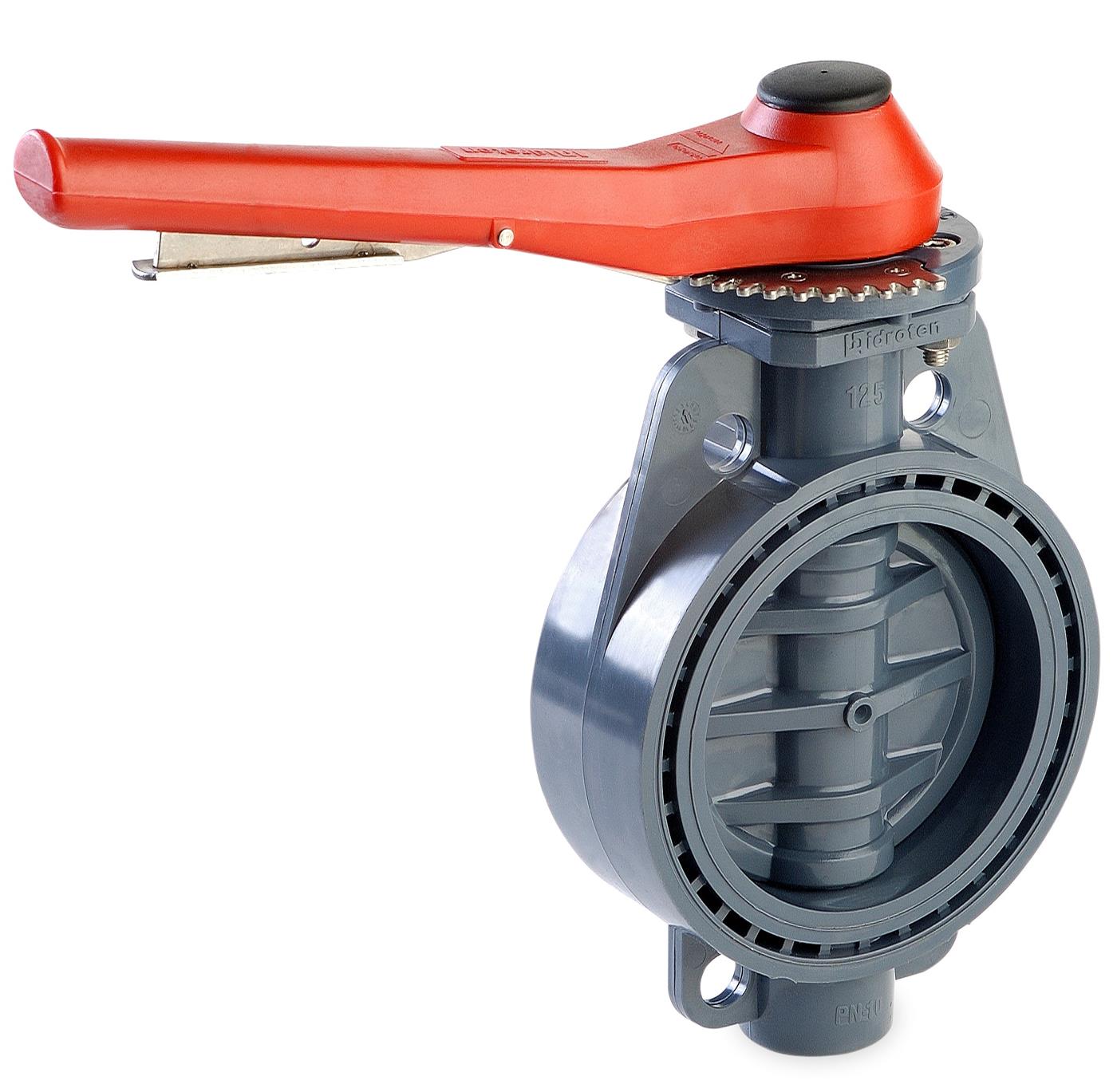 Zawory motylkowe PVC-U Hidroten